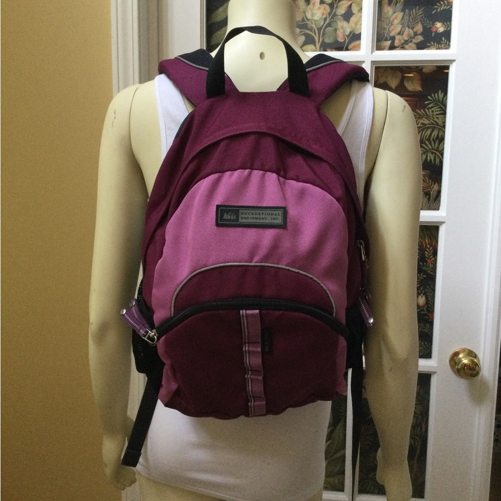 REI Womens medium size backpack Pink, Burgundy, Black